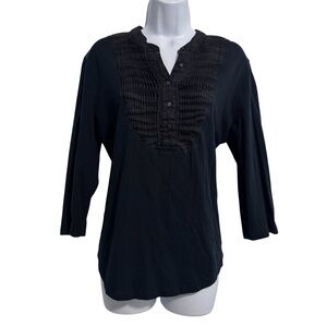 Ralph Lauren Black Pleated Women's Blouse